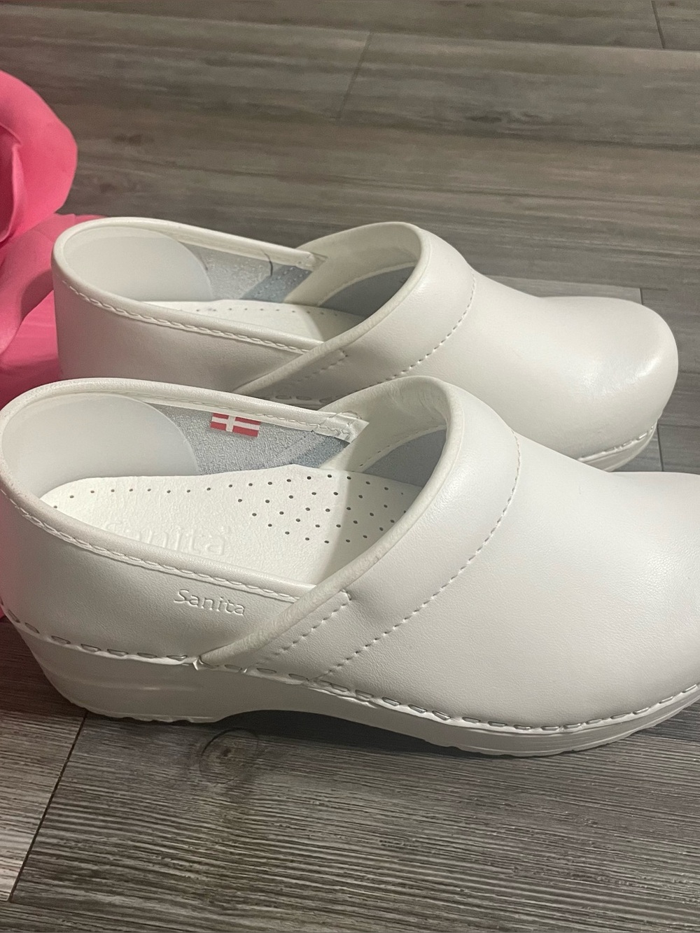 SANITA The Original Danish Clogs Sz 36 US 5.5-6 Professional White Nurse CNA